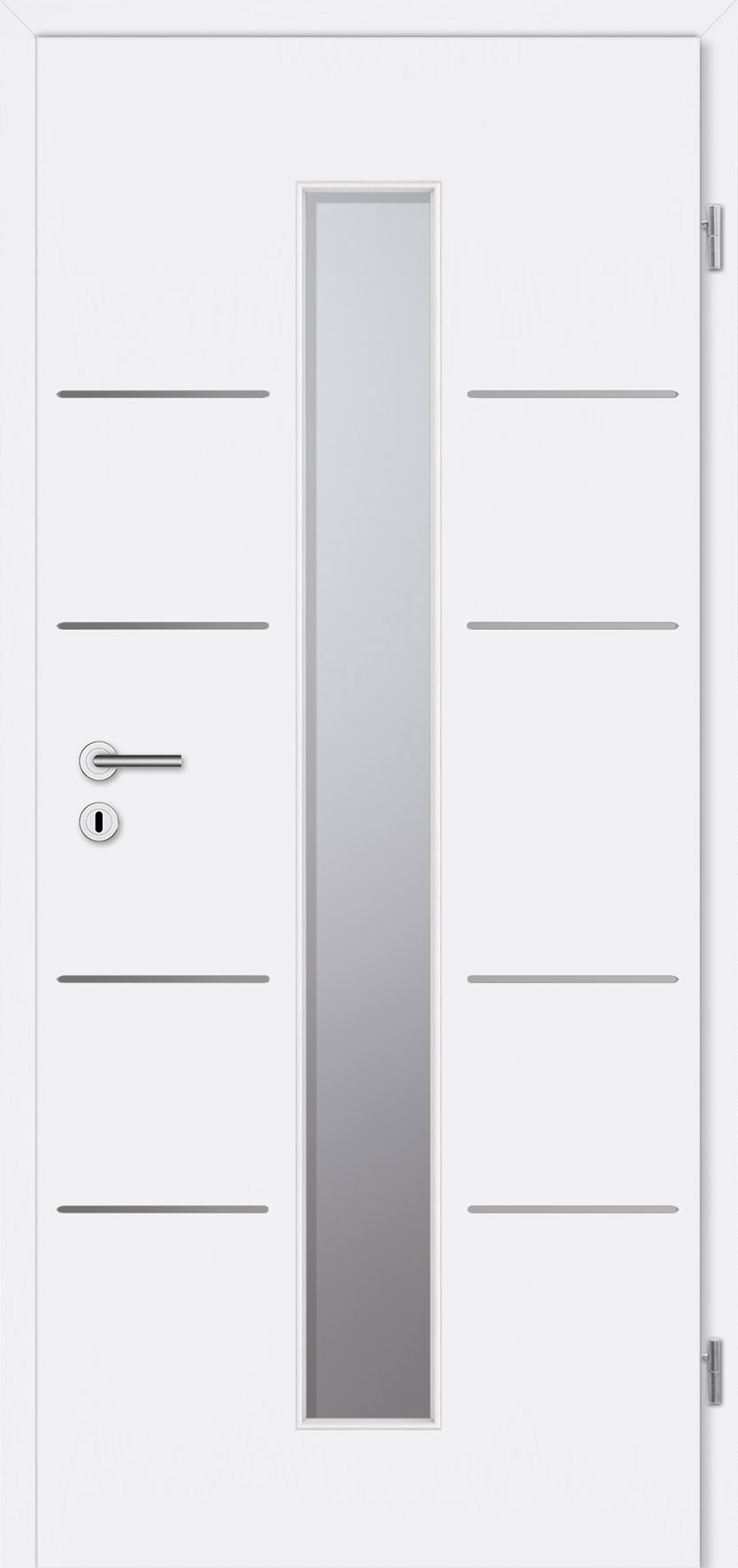 Designtür Aura A833 - LA4M / RAL 9010