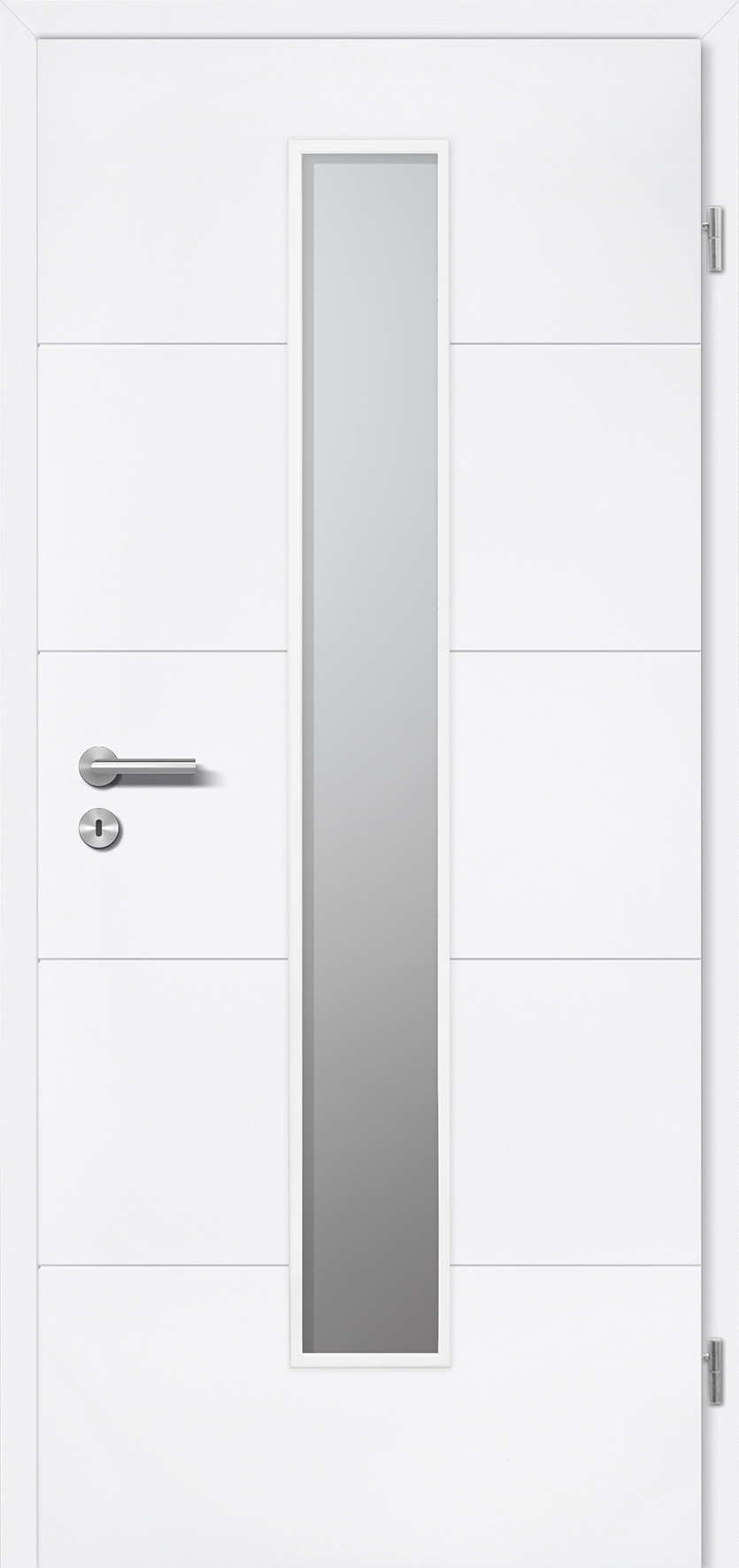 Profiltür Riva Ri1 - LA4M / RAL 9010