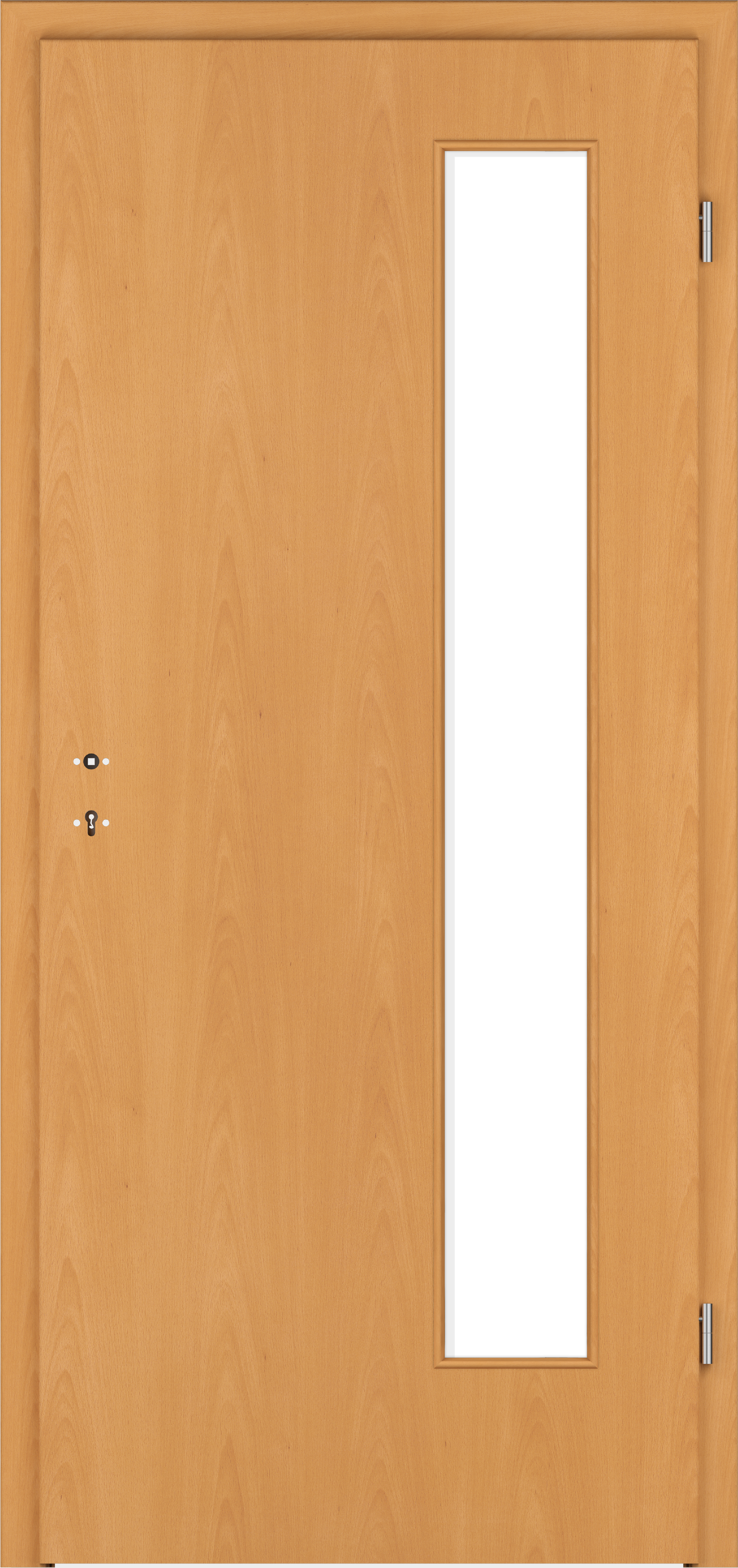 Zimmertür CePaL Buche Exklusiv - mit Lichtausschnitt LA4B