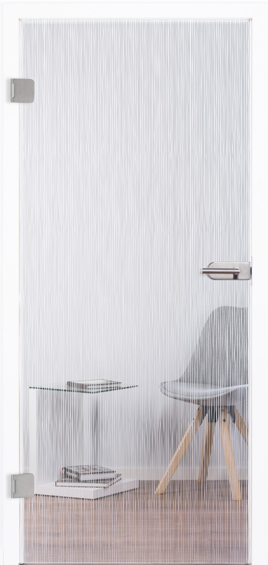 Ganzglastür Modell "Stream II" 4211, incl. Griffgarnitur