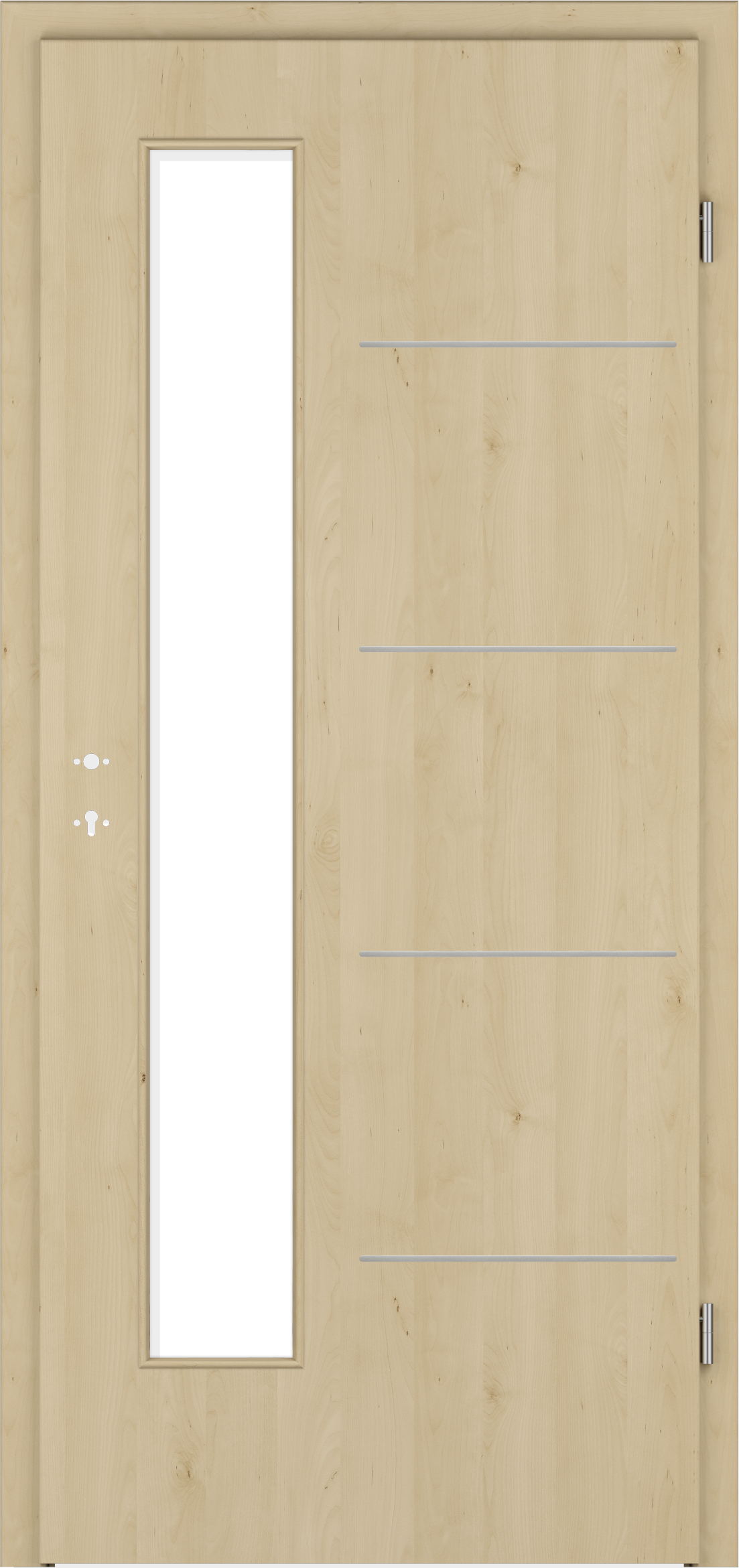 Designtür Corona C834 - LA4S / CePal natura Ahorn