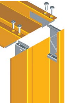 3-teilige Stahlzarge, pulverbeschichtet 3-teilige Stahlzarge, pulverbeschichtet