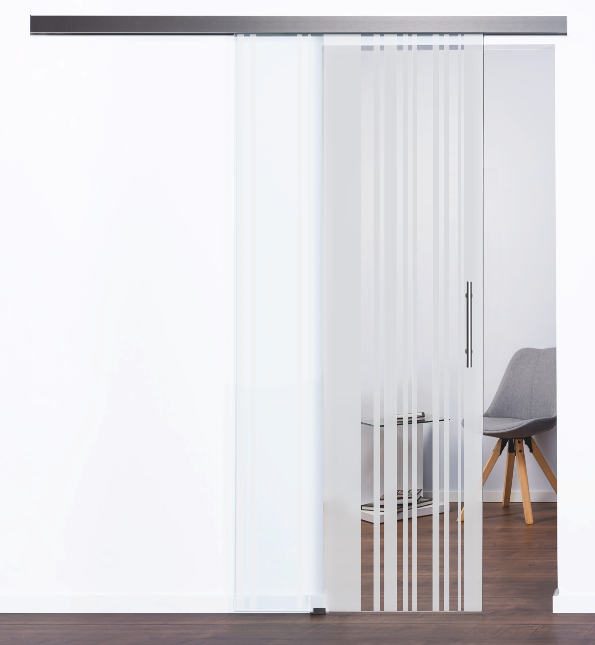 Glasschiebetür Modell "Lino II" 4203, mit LSD8