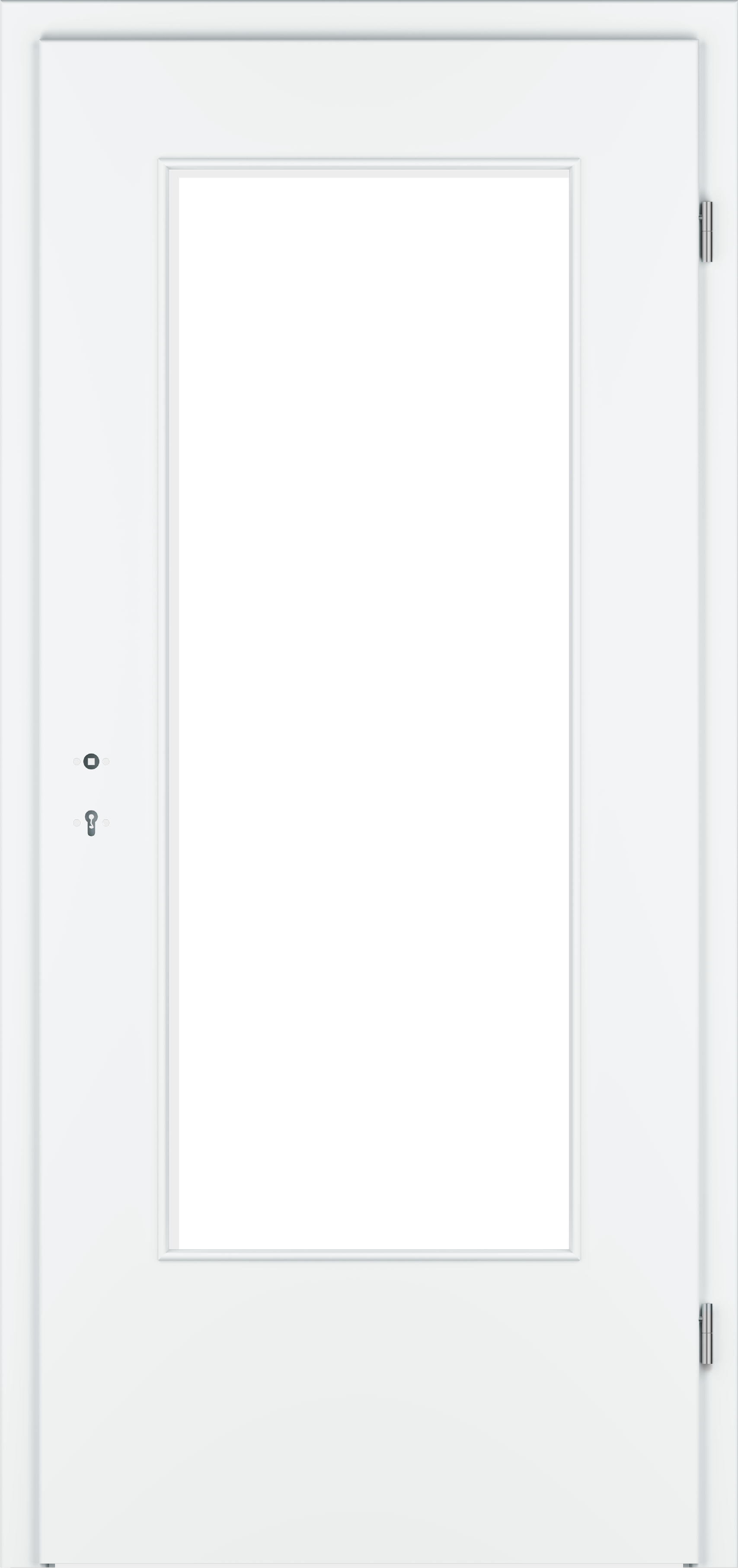 Zimmertür CePaL Weißlack RAL 9010 - mit DIN- Lichtausschnitt