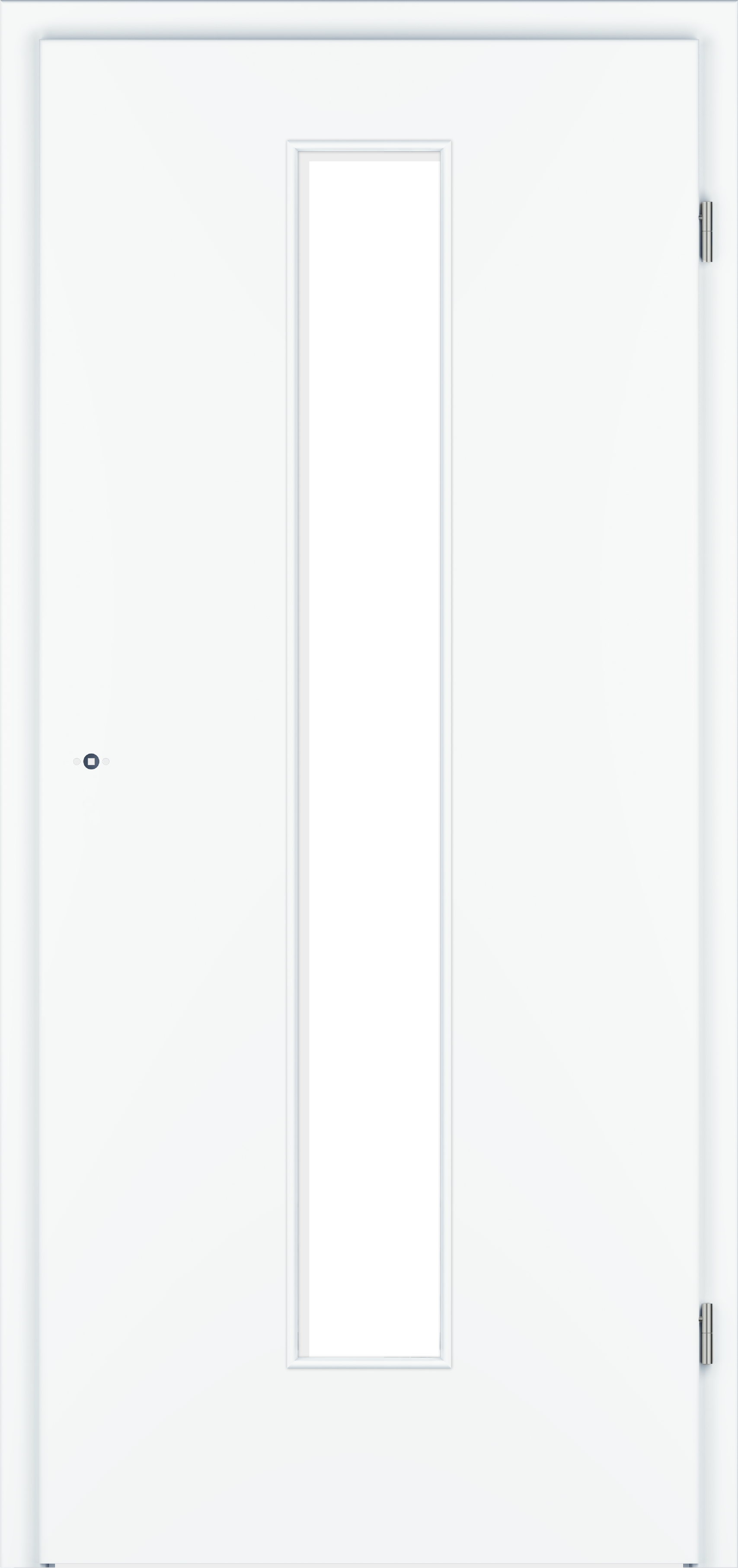 Zimmertür CePaL Weißlack Exklusiv RAL 9016 - mit Lichtausschnitt LA4M