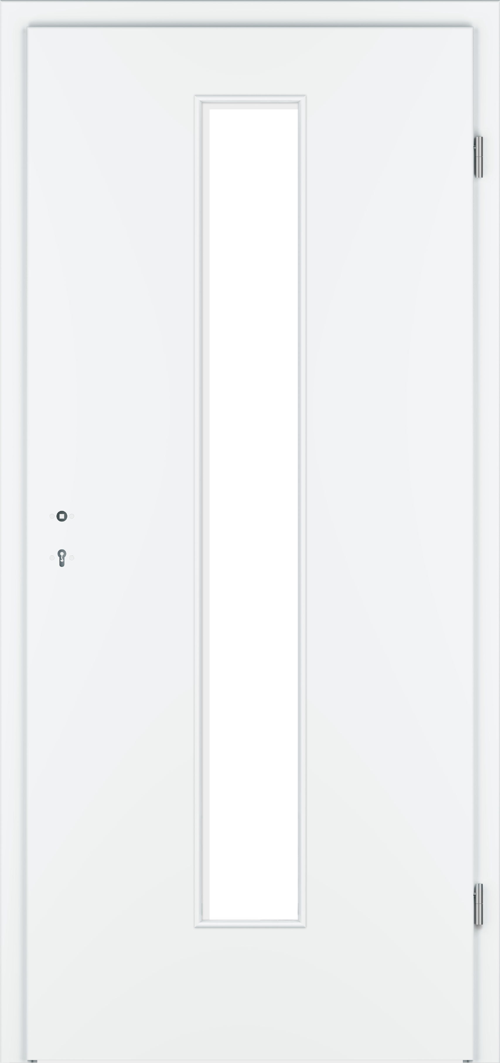 Zimmertür CePaL Weißlack RAL 9010 - mit Lichtausschnitt LA4M