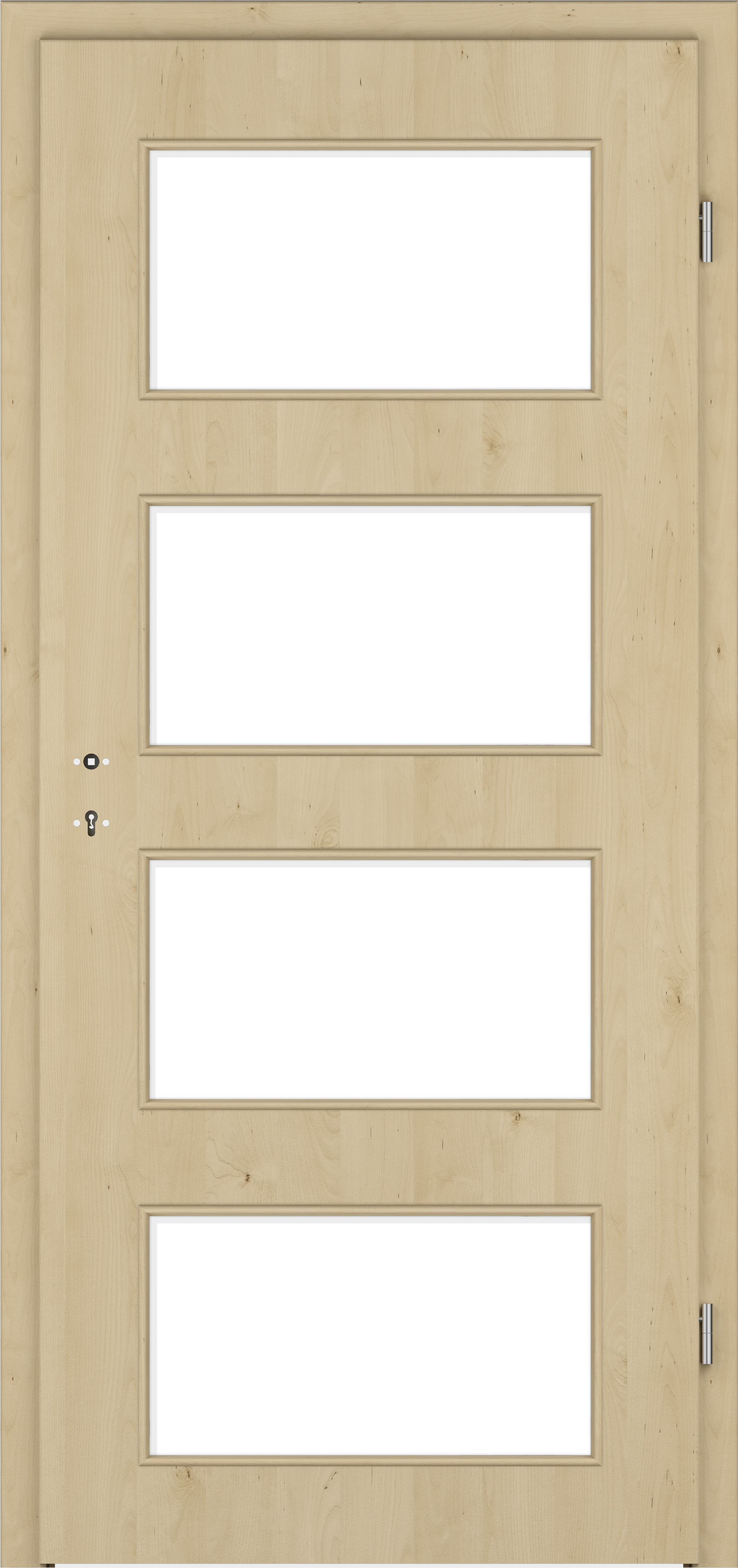 Zimmertür CePaL Natura Ahorn - mit Lichtausschnitt LA11
