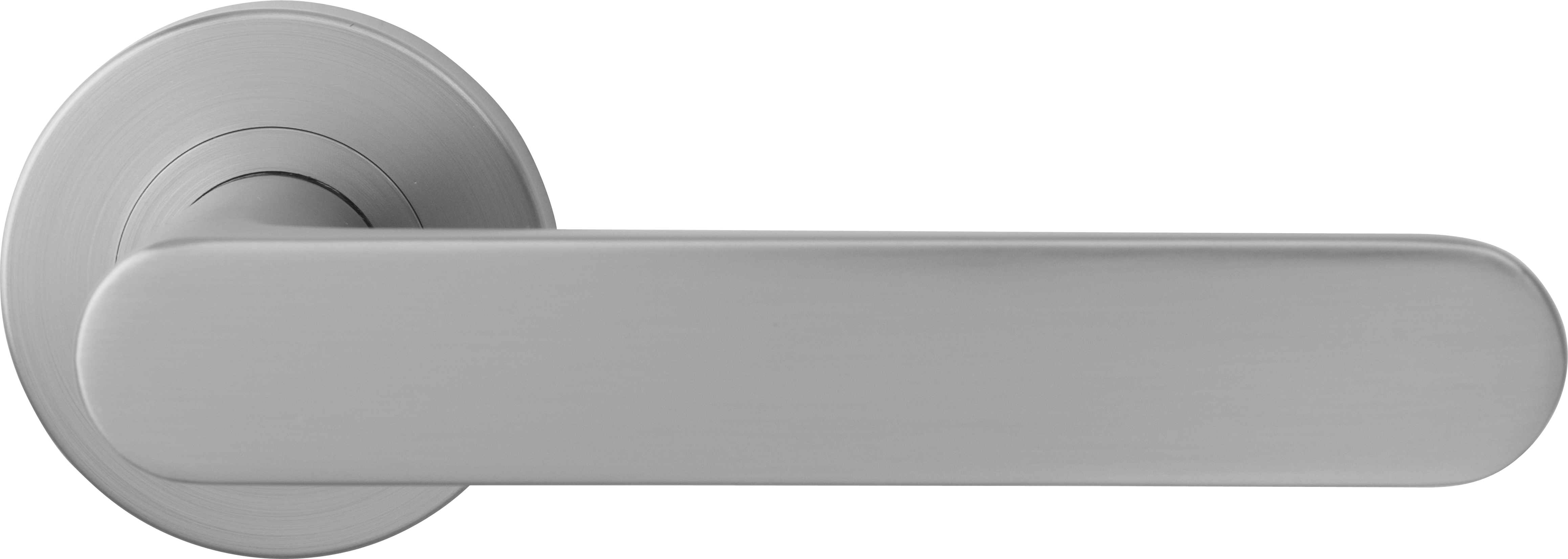 Asolo minimo Rosettengarnitur Edelstahl finish