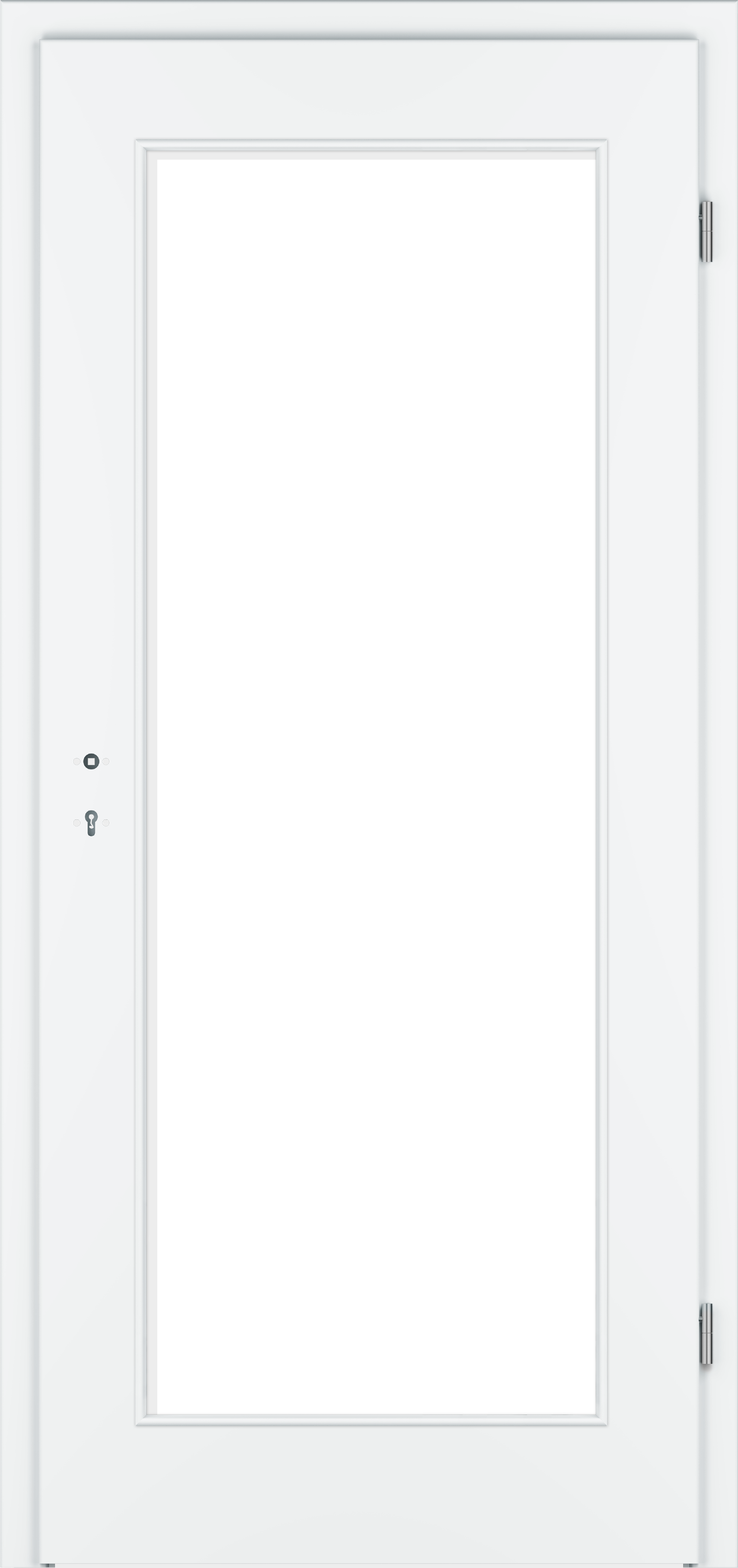 Zimmertür CePaL Weißlack RAL 9010 - mit Lichtausschnitt LA2