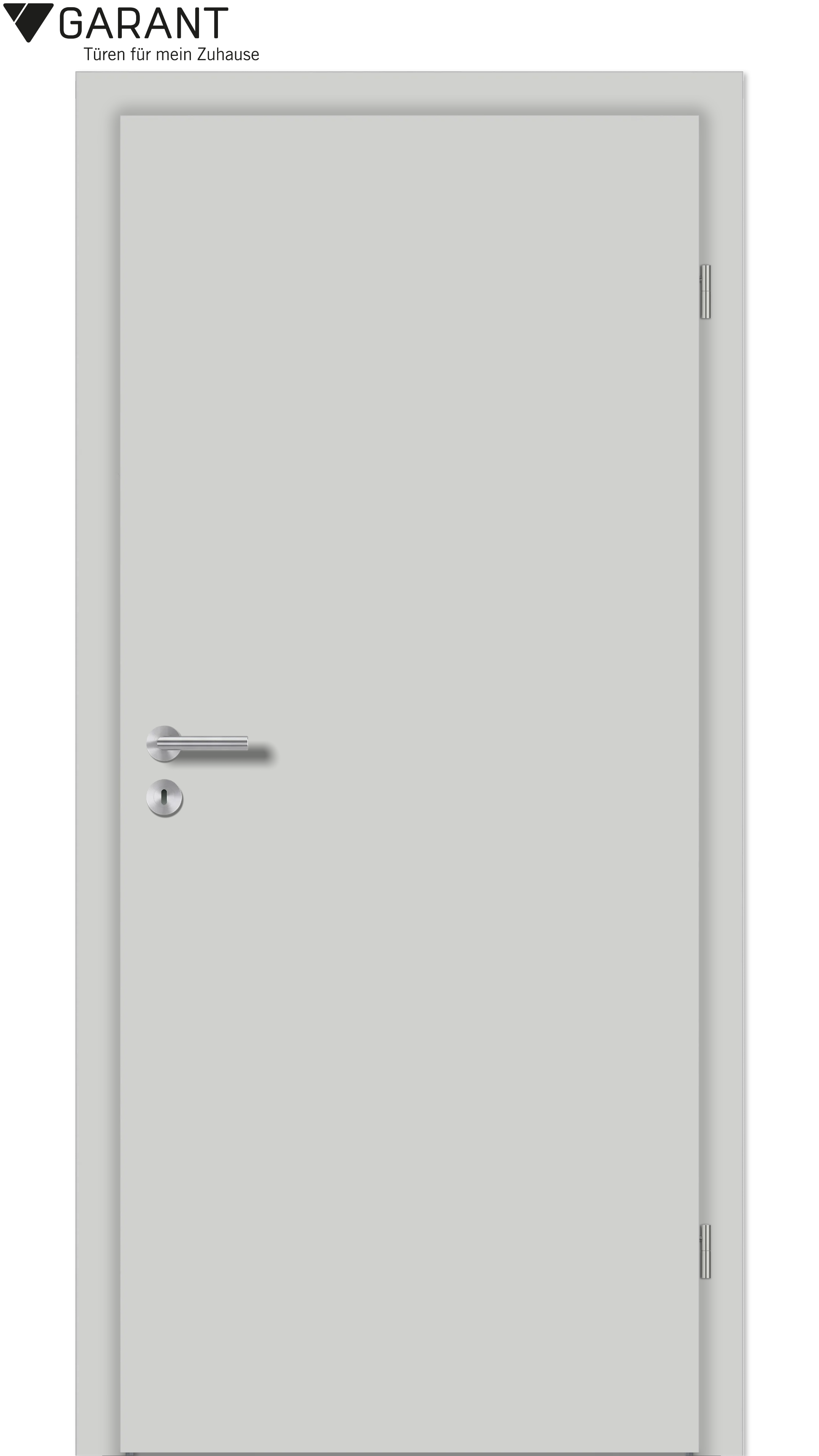 Zimmertür CePal Silver Grey