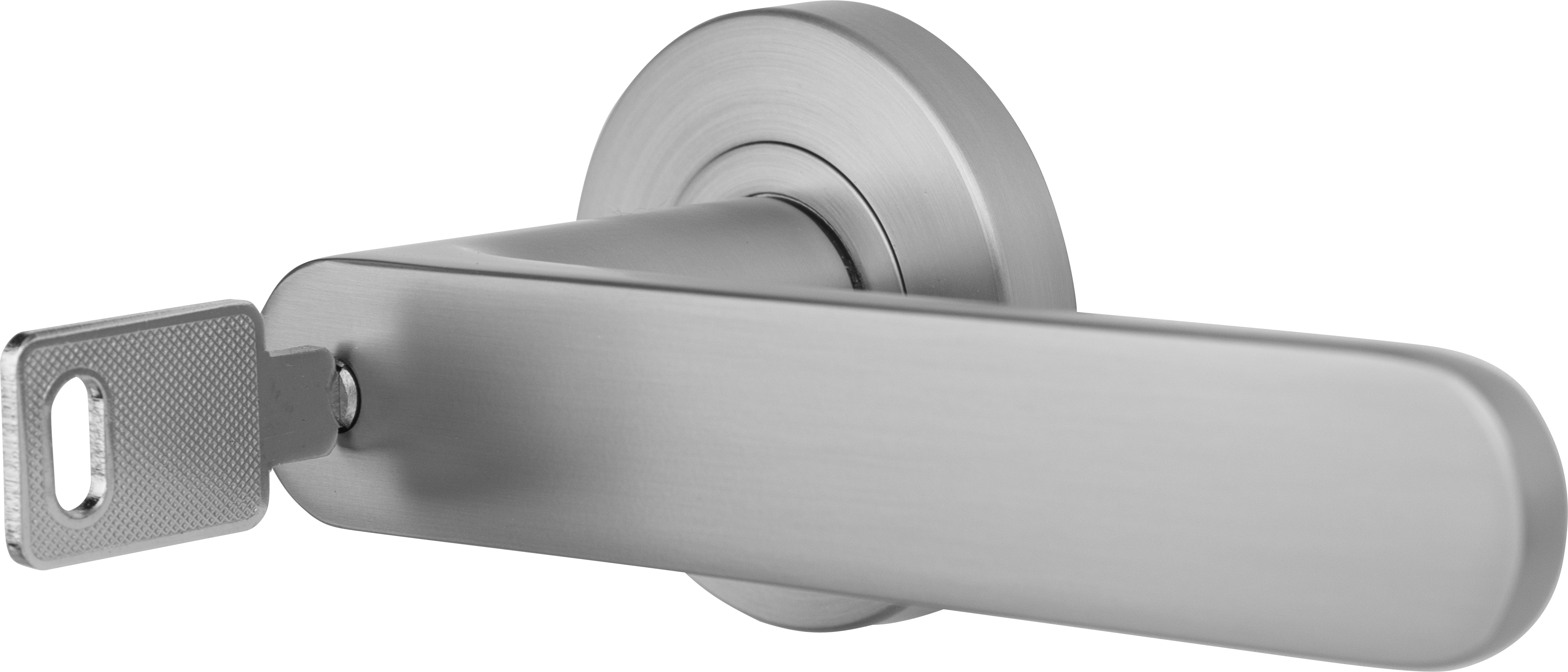 Asolo minimo Rosettengarnitur Edelstahl finish