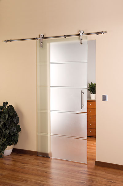 Glasschiebetür Modell "Two Line" 4213 mit LSD3 Kopie