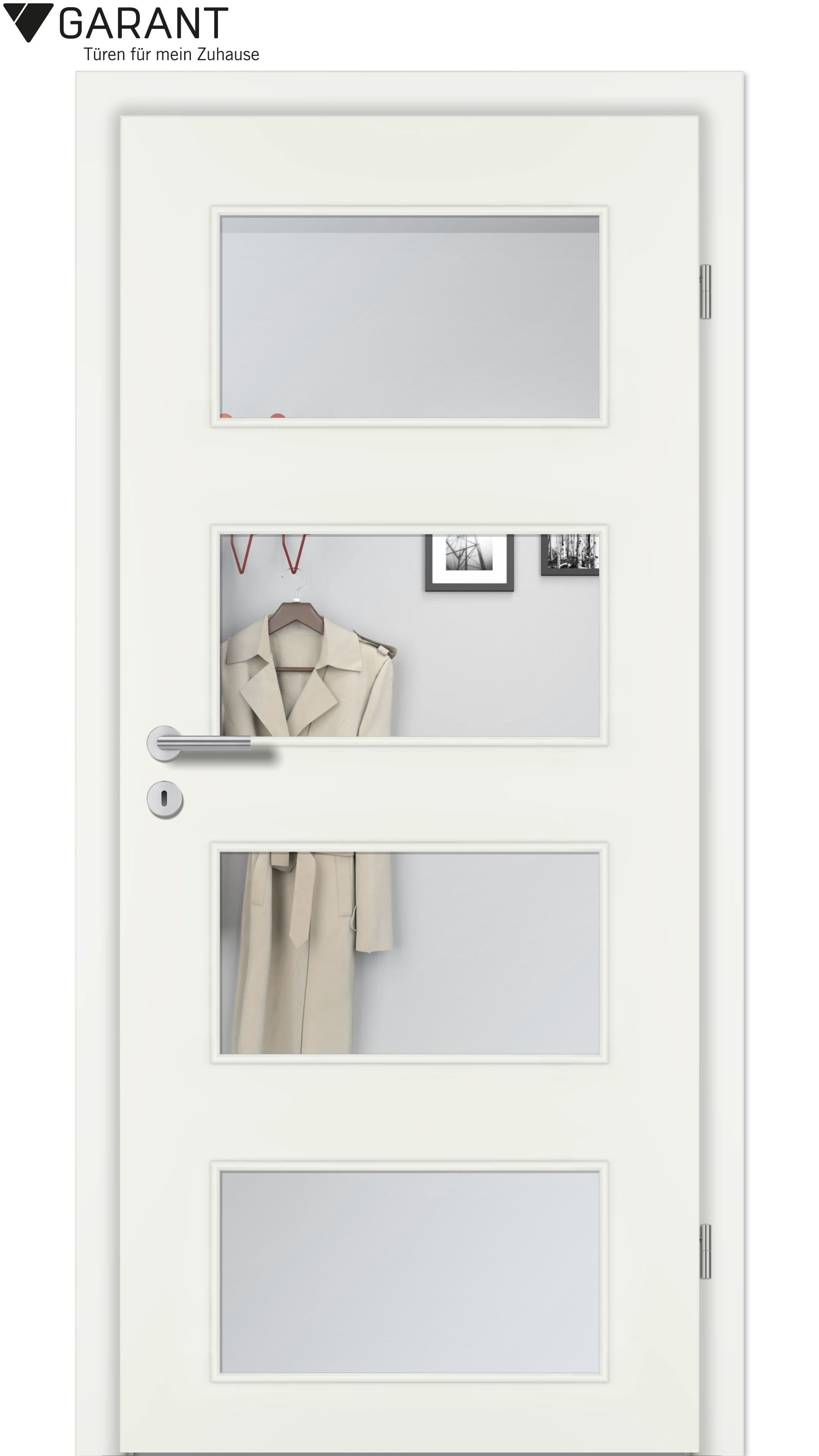 Zimmertür Cepal Pearl White LA11