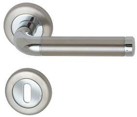 Chrom/Edelstahldrücker Sybille - R 