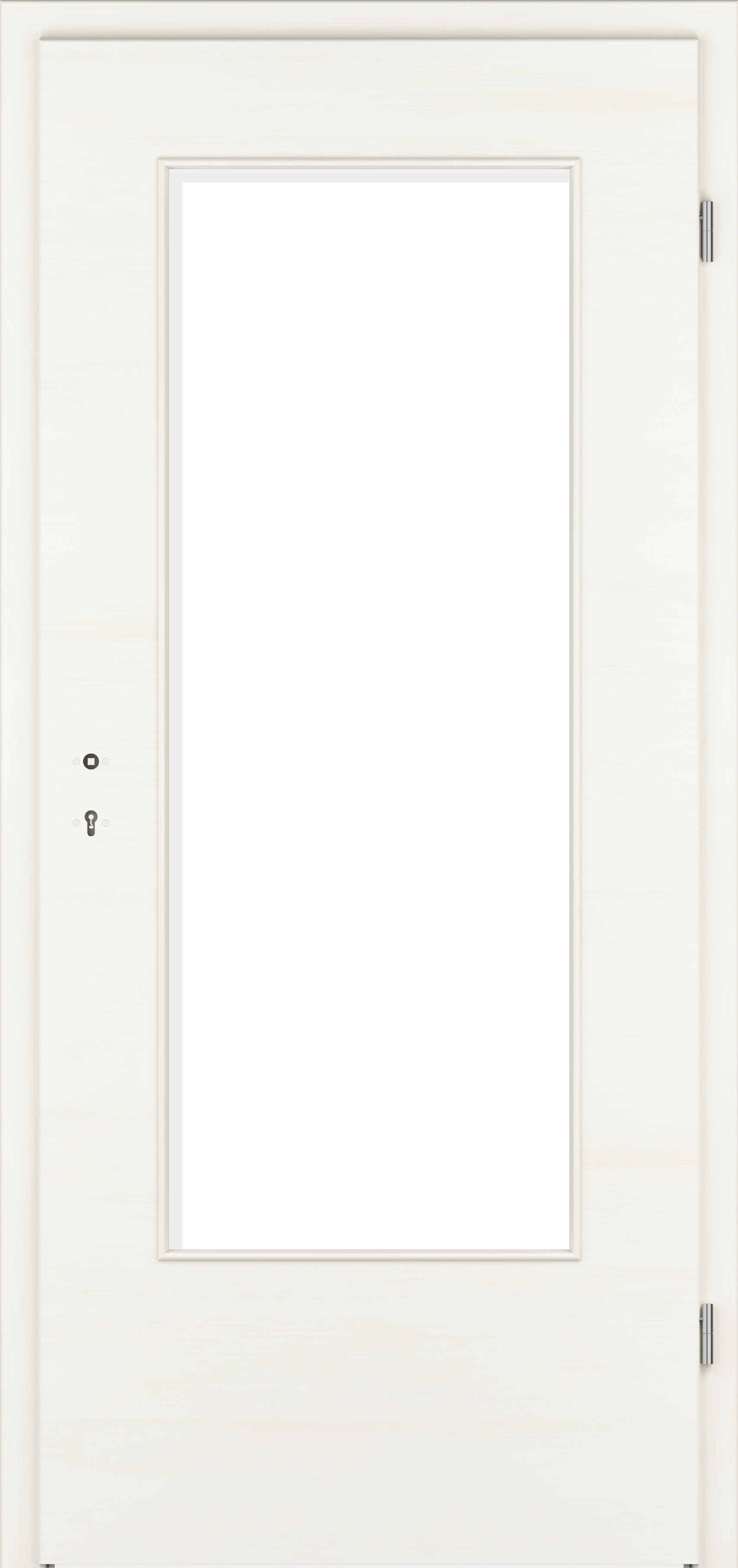 Zimmertür CePaL Authentic Bianco DQ - mit DIN Lichtausschnitt