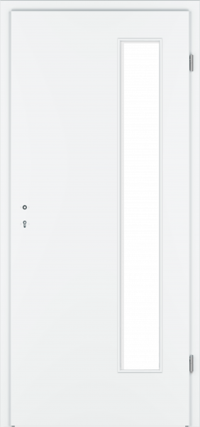 Zimmertür CePaL Weißlack RAL 9010 - mit Lichtausschnitt LA4B