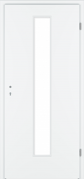 Zimmertür CePaL Weißlack RAL 9010 - mit Lichtausschnitt LA4M