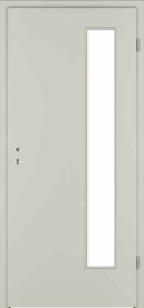 Zimmertür CePaL Grau Premium - mit Lichtausschnitt LA4B